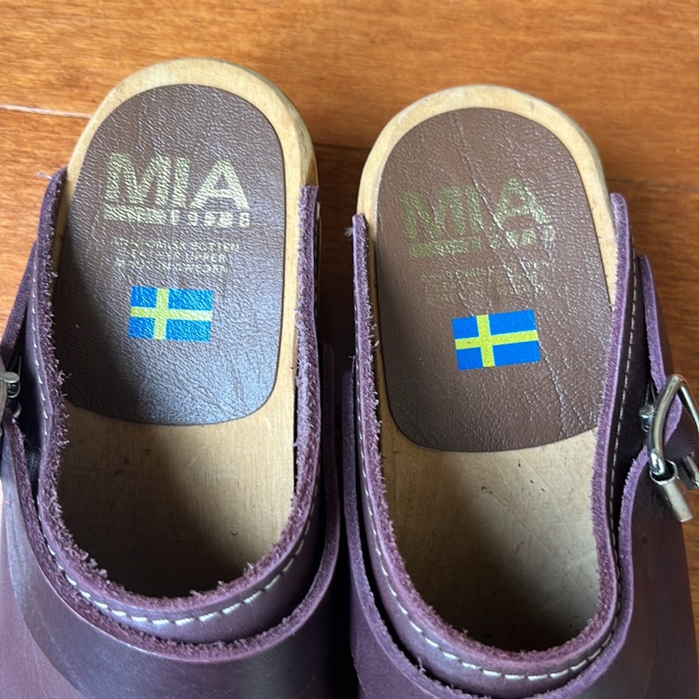 NWOT Mia Alma Made In Sweden Women's Clog Shoes Size 36 - Picture 6 of 10